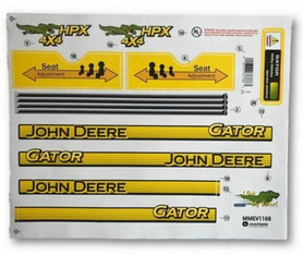 Kids John Deere Gator 4X4 Replacement Sticker Decal Set - MMEV1168