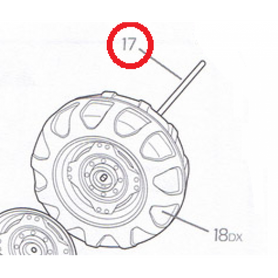 Replacement Rear Axle John Deere Ground Force SOFF0165Z