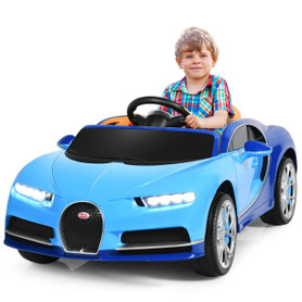 Official Blue Bugatti Chiron 12v Kids Ride On Electric Super Car Official Blue Bugatti Chiron 12v Kids Ride On Electric Super Car