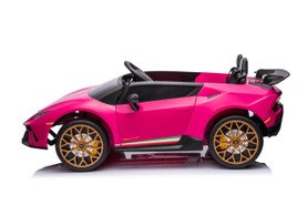 Kids 2 Seat Pink Official 24v Lamborghini Huracan 4WD Rideon Car Kids 2 Seat Pink Official 24v Lamborghini Huracan 4WD Rideon Car