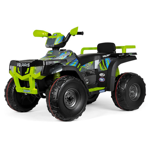 Large Peg Perego 24V Polaris Sportsman 850 Lime Childrens Quad Large Peg Perego 24V Polaris Sportsman 850 Lime Childrens Quad