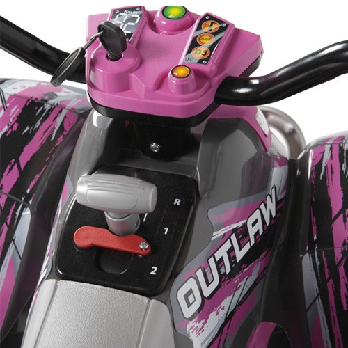 12v Pink Polaris Outlaw Off road 