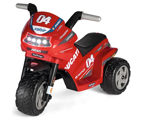 Licensed Ducati by Peg Perego Min Evo Toddlers Electric Trike Motorbike Licensed Ducati by Peg Perego Min Evo Toddlers Electric Trike Motorbike