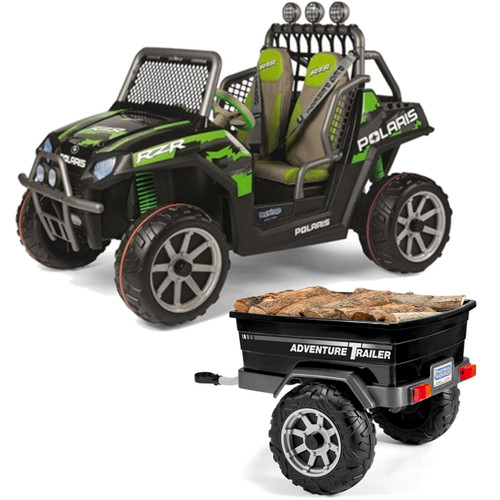 Children's 24v 2 Seater RZR UTV ATV Off Road & Trailer Set Children's 24v 2 Seater RZR UTV ATV Off Road & Trailer Set