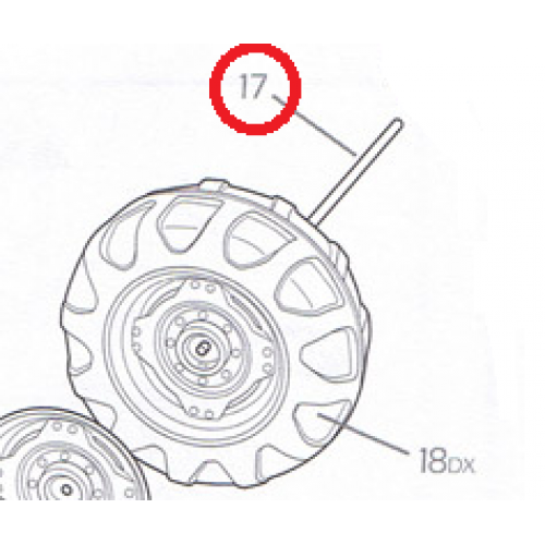 Replacement Rear Axle John Deere Ground Force SOFF0165Z Replacement Rear Axle John Deere Ground Force SOFF0165Z