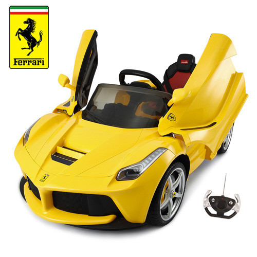Kids Licensed Yellow LaFerrari 12v Ride On Electric Car Kids Licensed Yellow LaFerrari 12v Ride On Electric Car