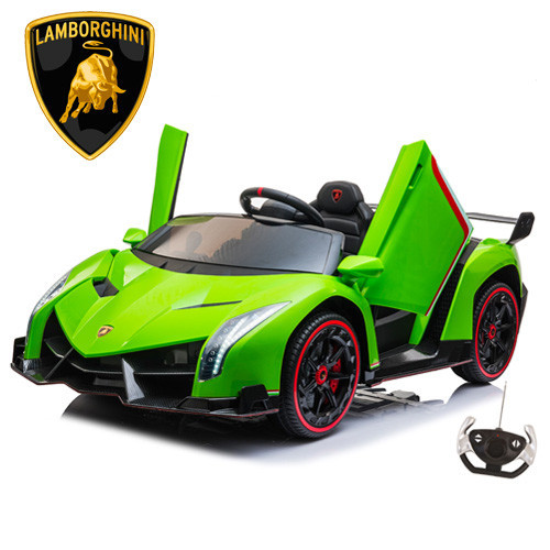 Top Spec Child's 2 Seat Green Lamborghini 24v 4WD