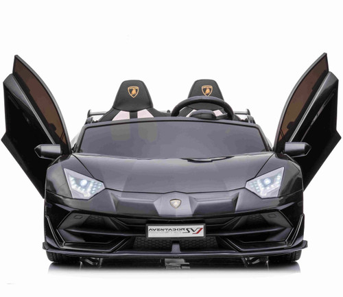 24V 2 Seat Ride on Licensed Black Lamborghini SVJ Drifting Car 24V 2 Seat Ride on Licensed Black Lamborghini SVJ Drifting Car