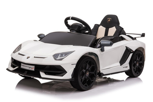 Motorized White 12V Official Lamborghini Ride in Kids Super Car Motorized White 12V Official Lamborghini Ride in Kids Super Car