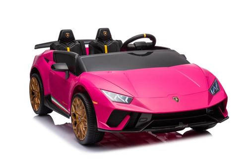 Kids 2 Seat Pink Official 24v Lamborghini Huracan 4WD Rideon Car Kids 2 Seat Pink Official 24v Lamborghini Huracan 4WD Rideon Car