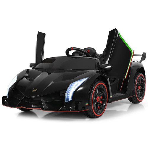 2 Seater Black Licensed Lamborghini Ride On Sports Car for Kids 2 Seater Black Licensed Lamborghini Ride On Sports Car for Kids