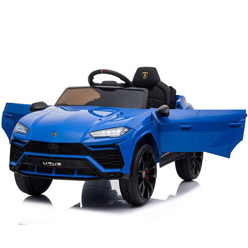 Kids Blue 12V Licensed Lamborghini Urus Ride On SUV + Remote Kids Blue 12V Licensed Lamborghini Urus Ride On SUV + Remote