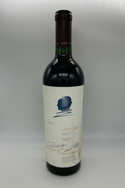 2001 Opus One - Damaged label