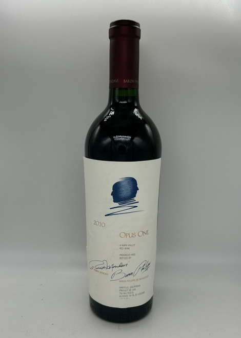 2010 Opus One - Label falling off