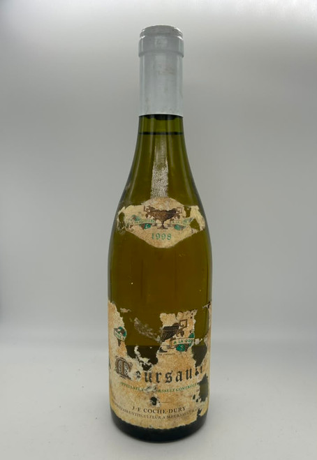 1998 Coche Dury Meursault - bad label