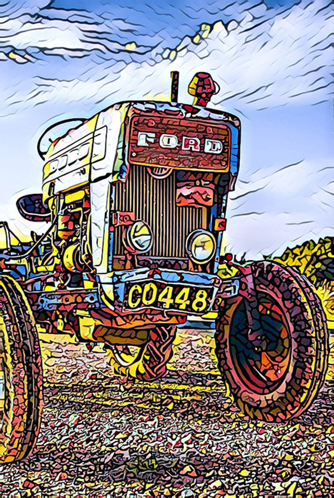 Classic Red Tractor