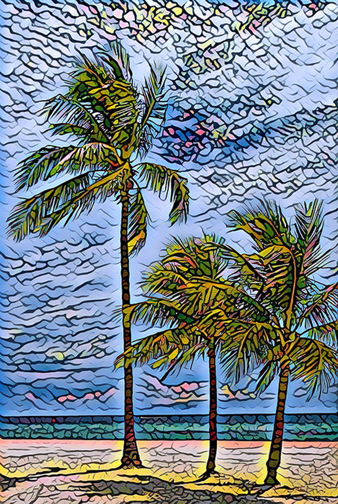 Three Beach Palms (PR)