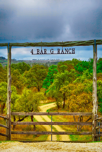 Texas Ranch Entrance