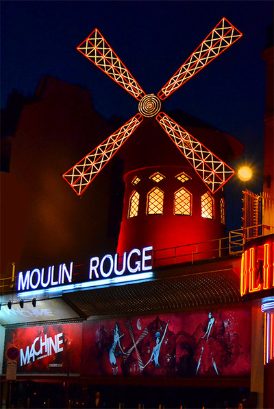 Moulin Rouge at Night