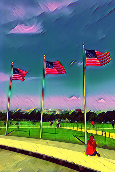 Washington Monument Flags (CB)