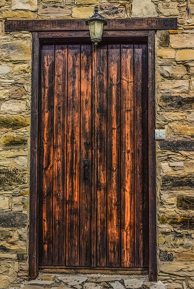 Burnt Orange Door