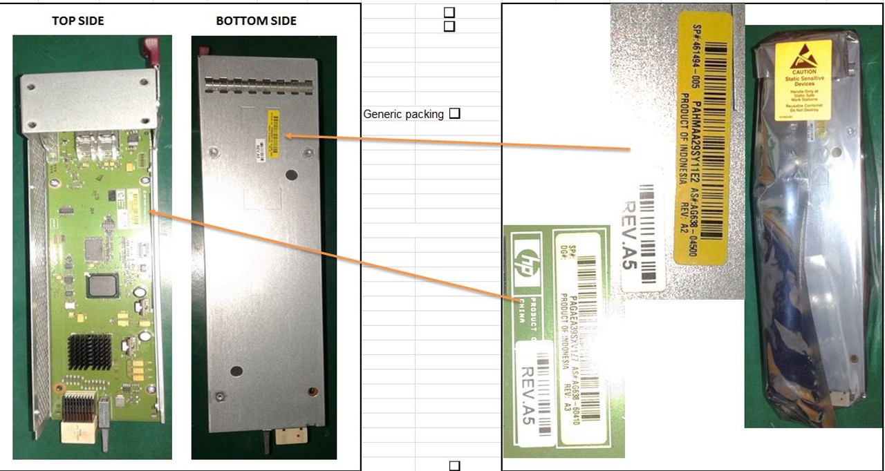 SPS-ASSY; 4GB FC DISK SHELF IO - 461494-005