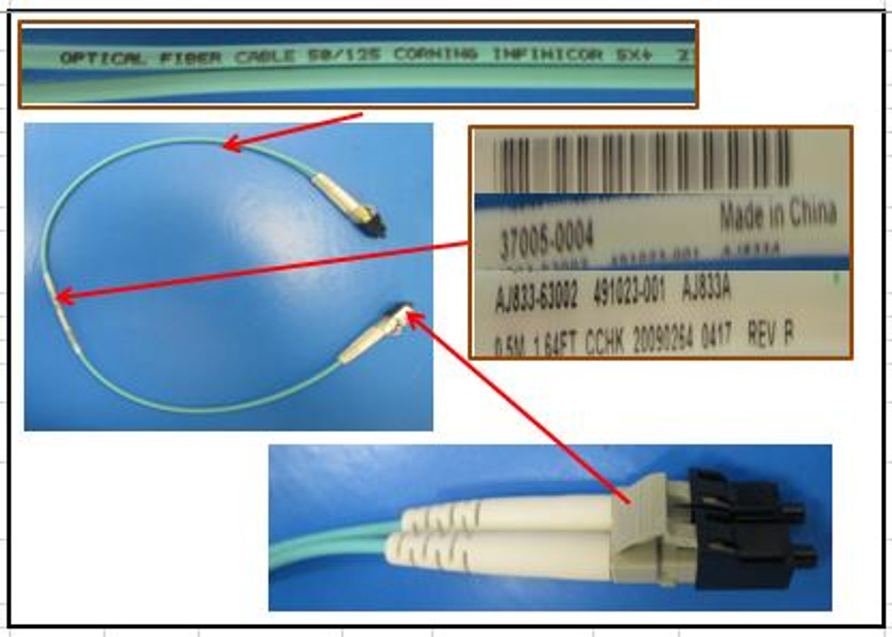 SPS-CA;LC/LC FC;0.5m Multi-mode OM3 - 491023-001