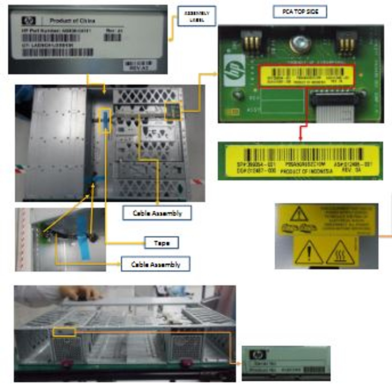 SPS-ASSY;CHASSIS; M6412 DISK SHELF - 530834-001