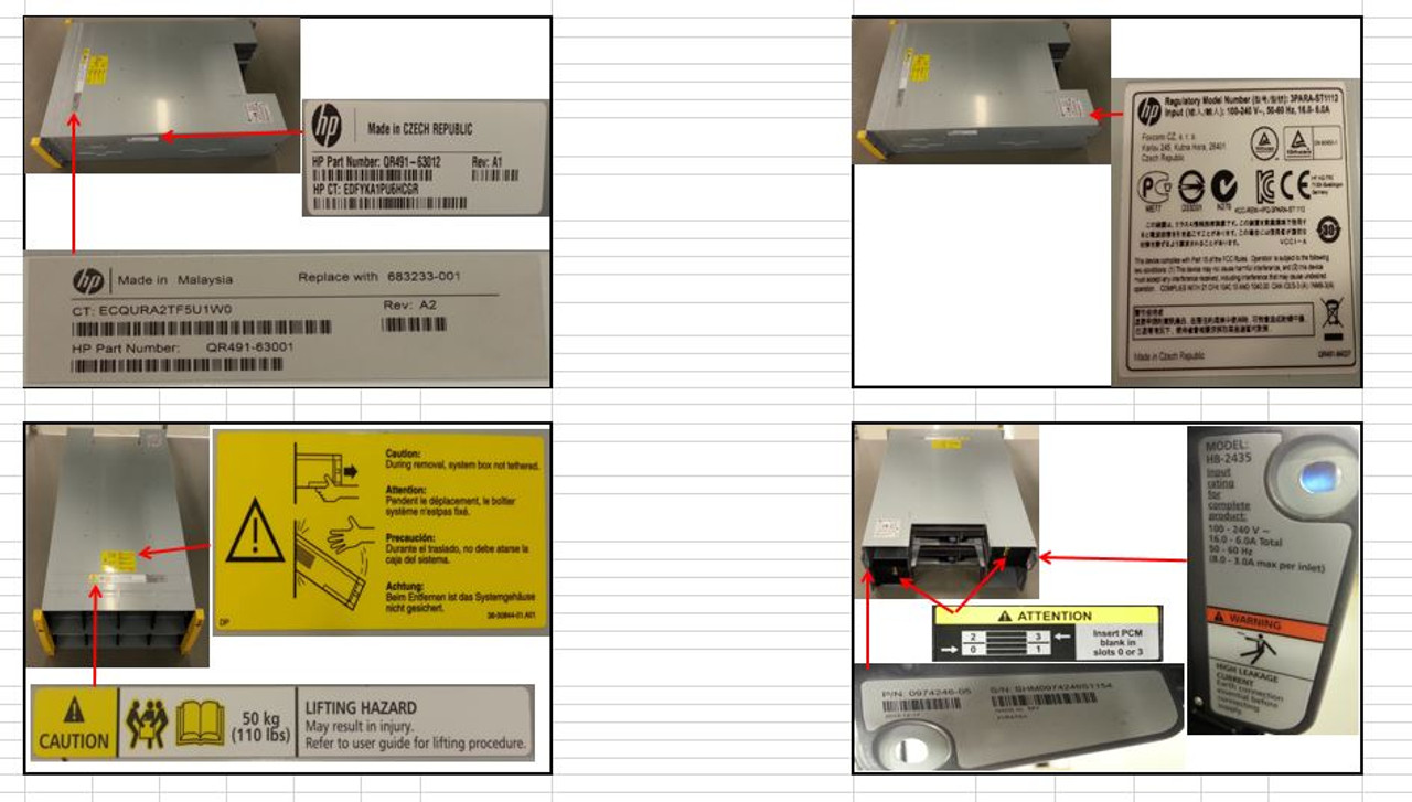 SPS-Enclosure Midplane 4U24 Assy - 683233-001