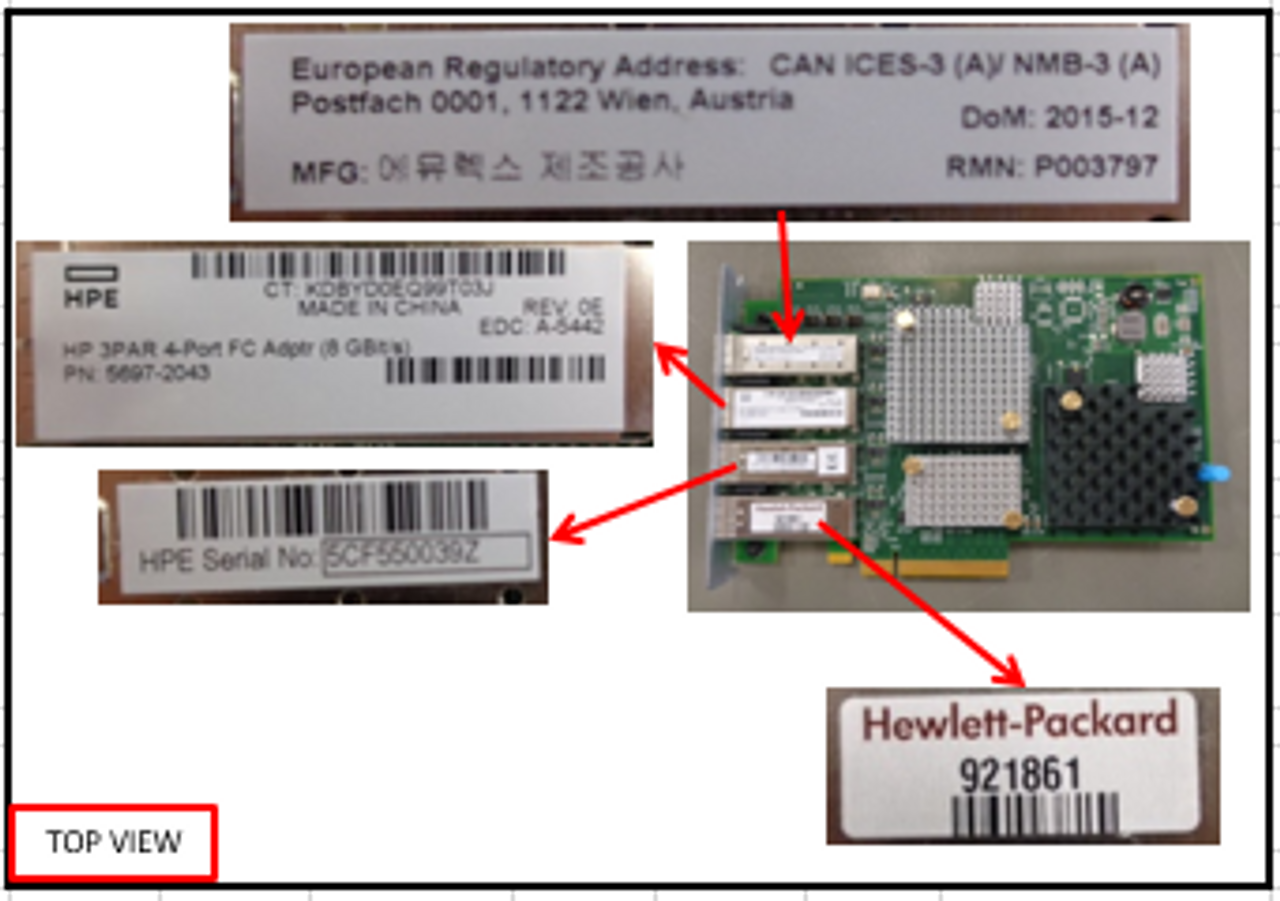 SPS-ADAPTER FC 4 PORT - 683259-001