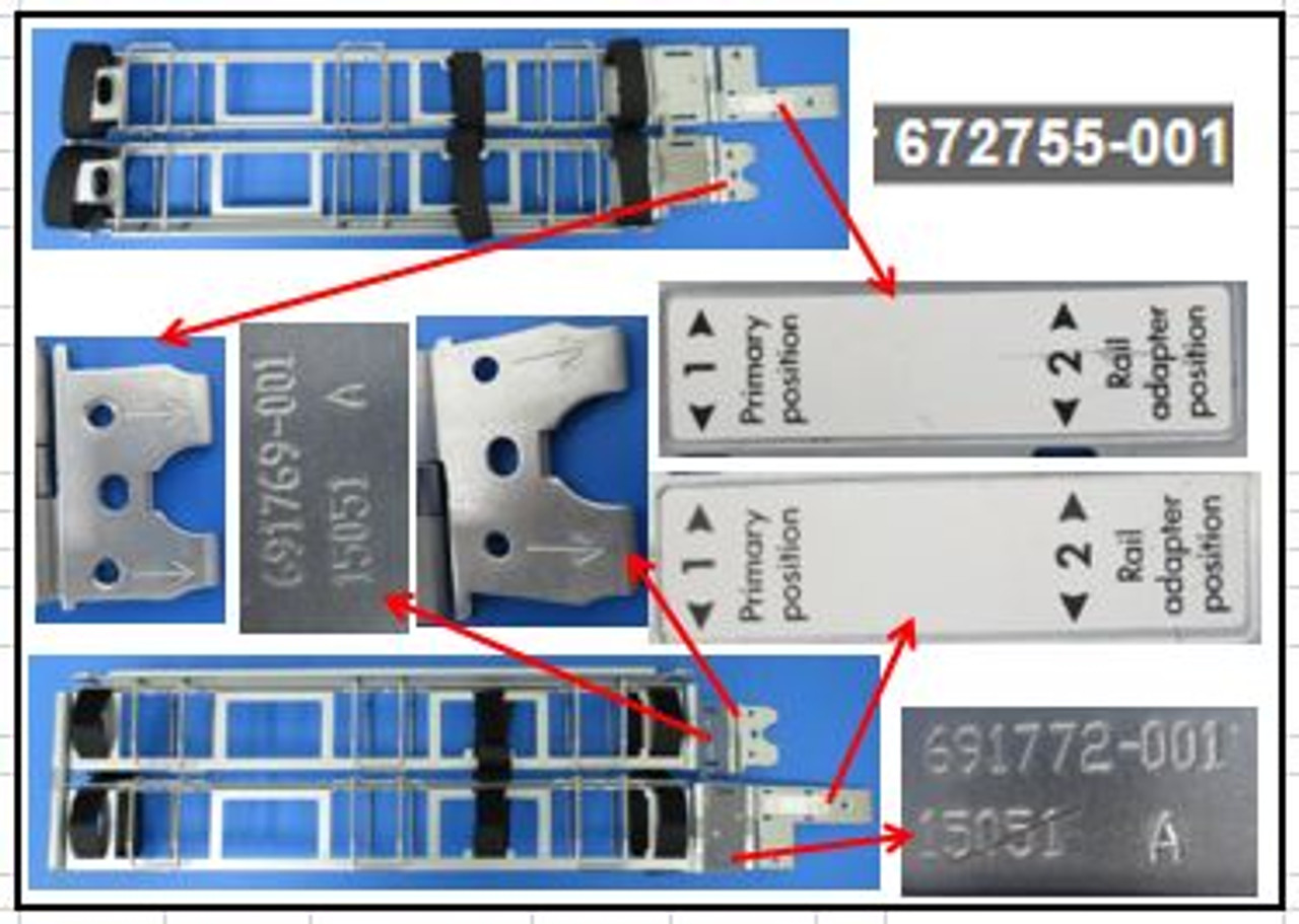 SPS-KIT RK MNTG HDWR4.33U - 689247-001