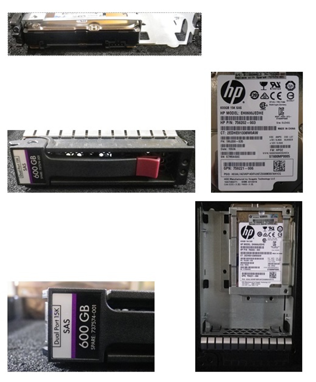 SPS-DRV HDD 600GB 12G 15K 3.5 SAS ENT DP - 737574-001
