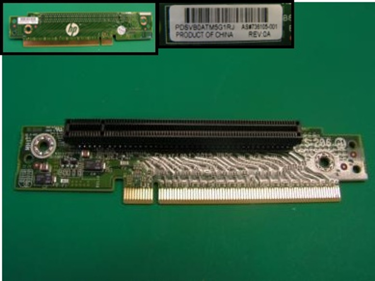 SPS-PCA x16 PCIe 1U RISER LC - 738776-001