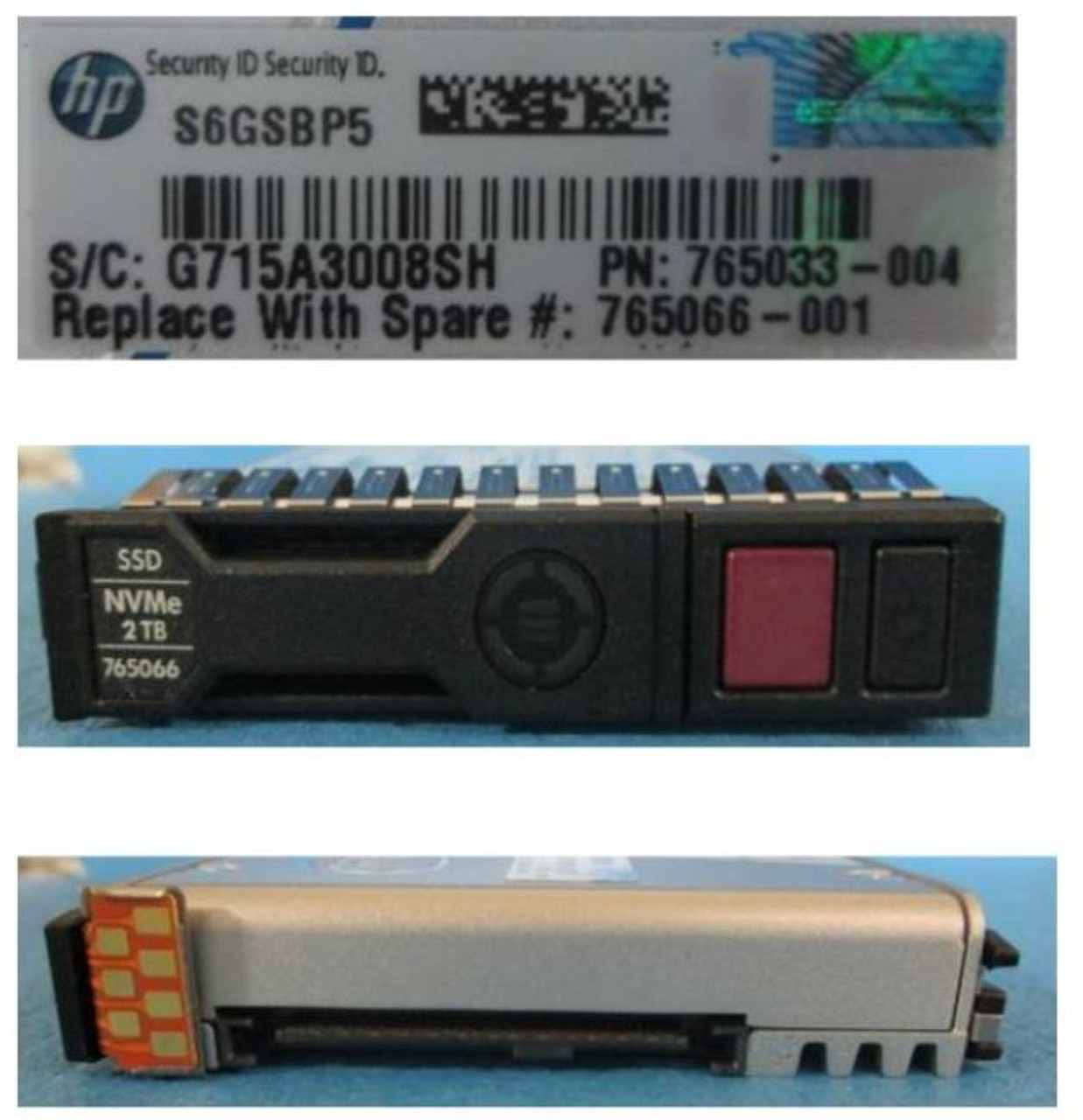 SPS-DRV SSD 2TB 2.5 NVMe LE SC2 PLP - 765066-001