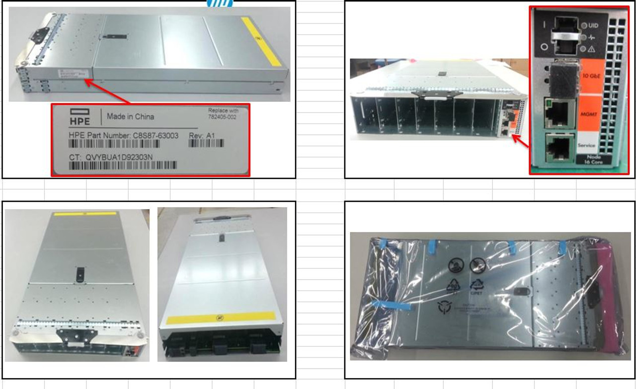 SPS-NODE ASSY V2; 16 CORE W/O HBA; MEM - 782405-002