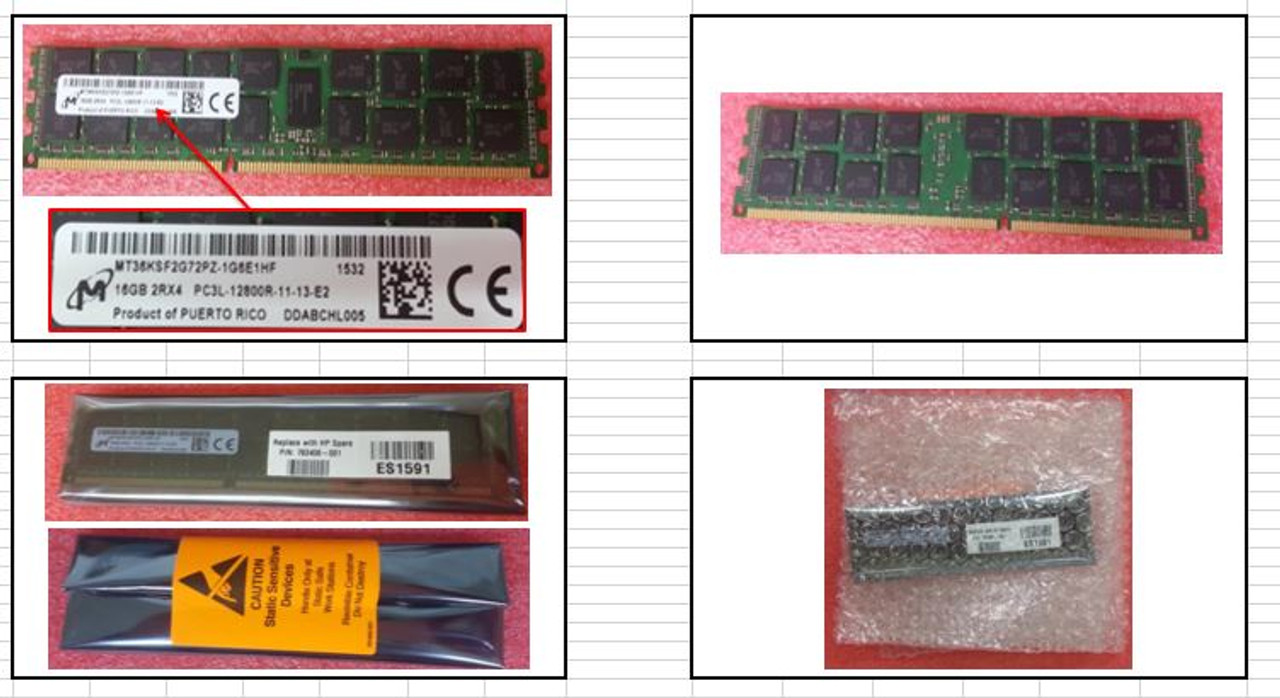 SPS-Memory DIMM;16GB; DDR3; CC or DC (M) - 782406-001