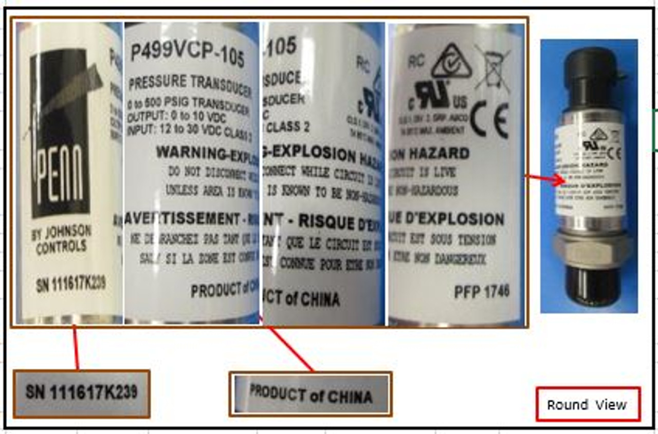 SPS-Transducer 149154 - 784686-001