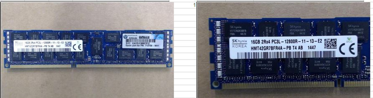 SPS-Memory:16GBDIMM(PC3L-12800R/1Gx4)HYX - 804611-001