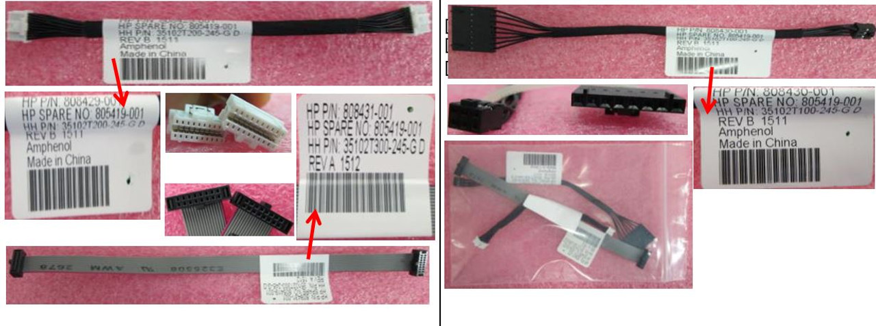 SPS-Misc Rack Management Cable Kit - 805419-001