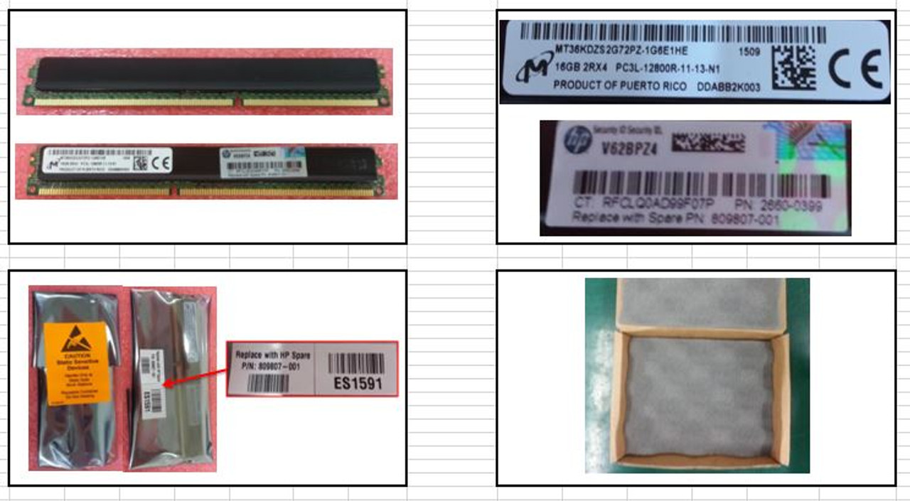 SPS-Memory DIMM 16GB DDR3L Assy W/Label - 809807-001