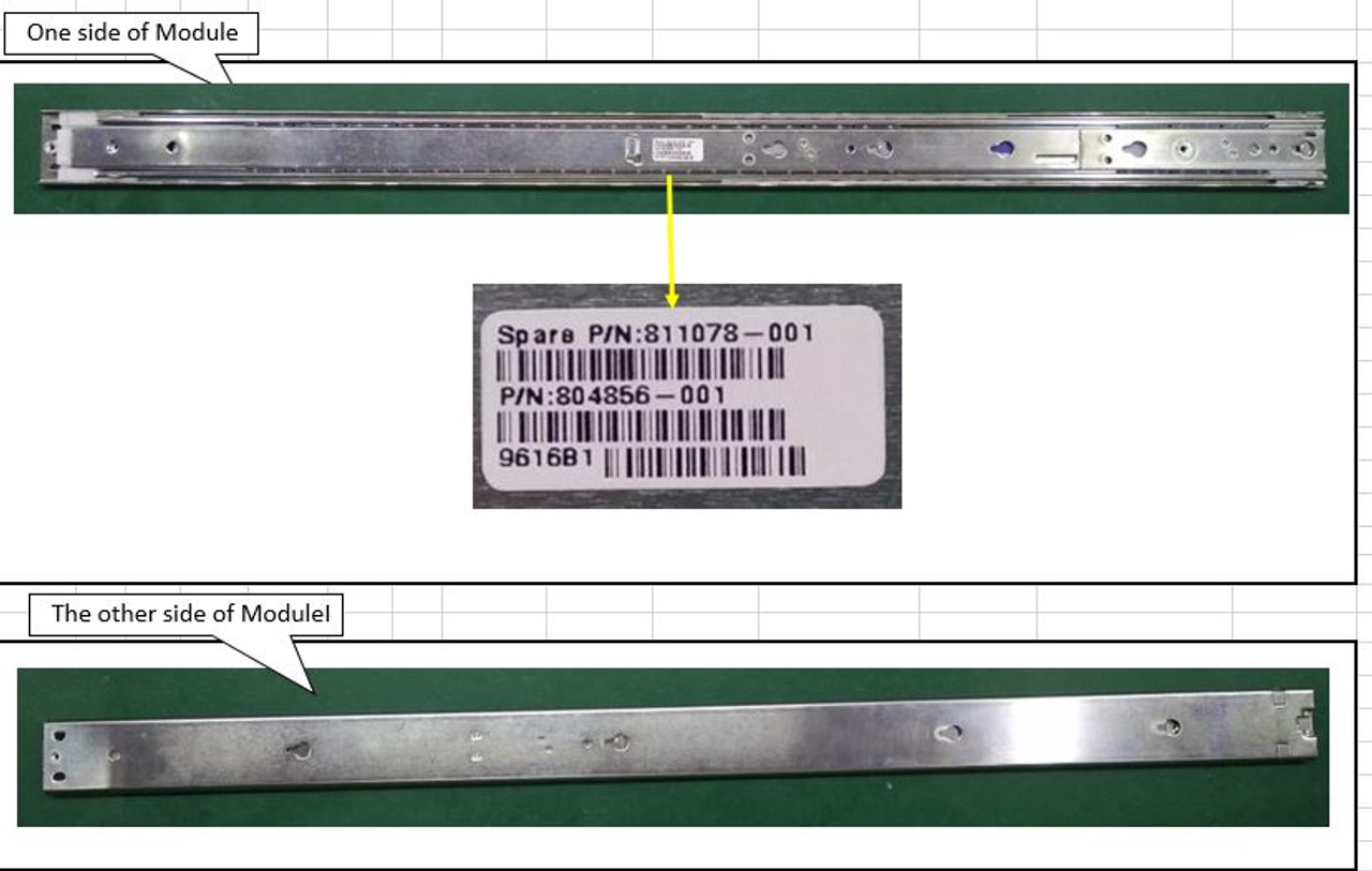 SPS-SM Rail Kit Travel 410mm Apollo 4200 - 811078-001