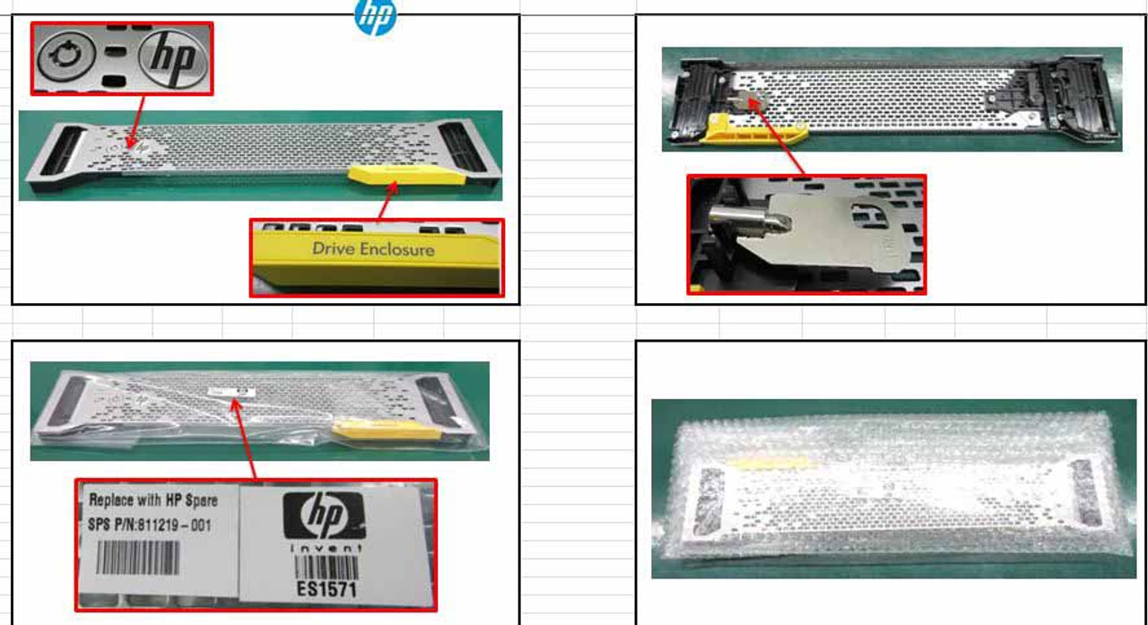 SPS-Assy; Bezel; Drive Chassis; 2U; XC - 811219-001