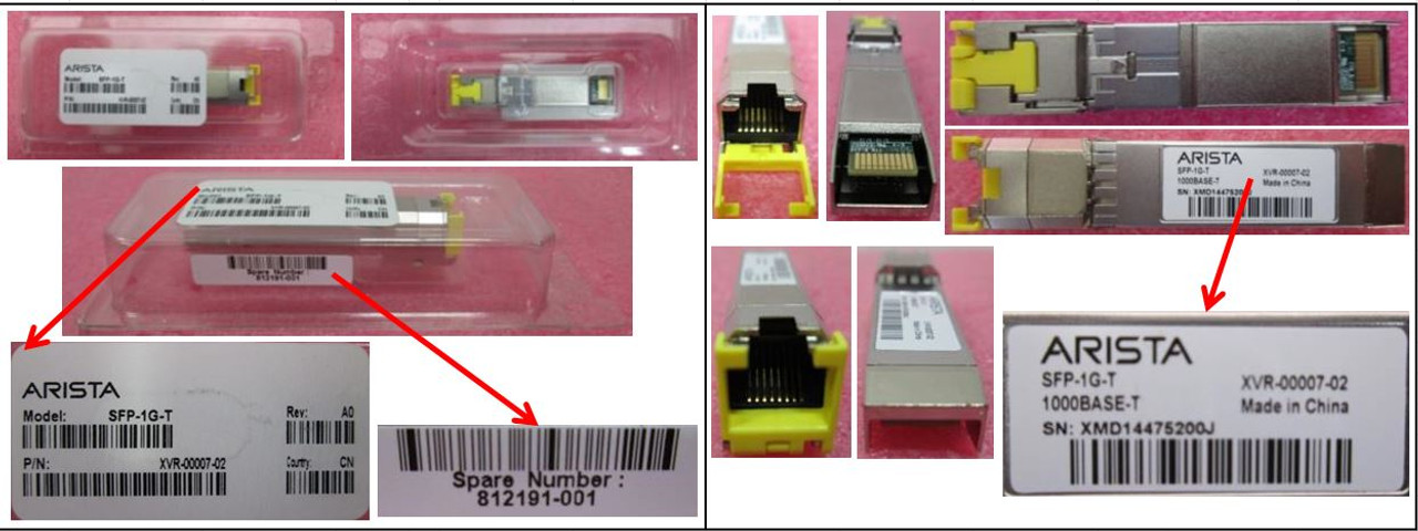 SPS-Optical Transcver:MSF008456/SFP1G-T - 812191-001