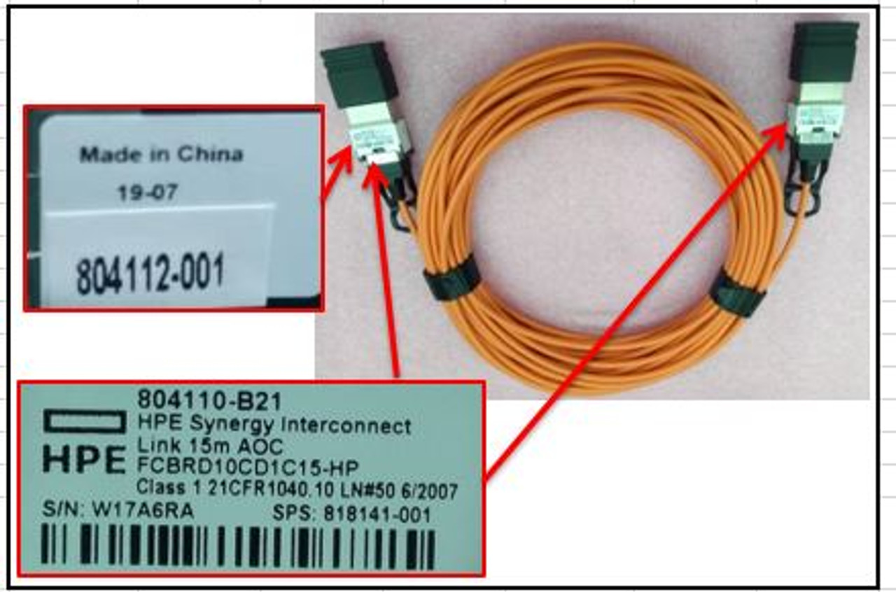 SPS-CBL BLt CXP to CXP 15m AOC Option - 818141-001