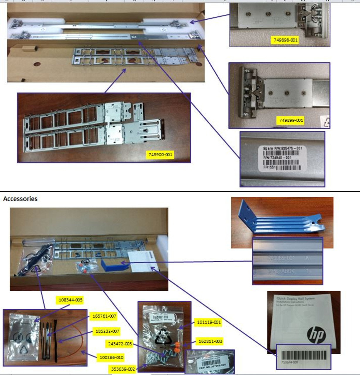 SPS-KIT RACKMOUNT WITH CMA 4U B8 - 825475-001