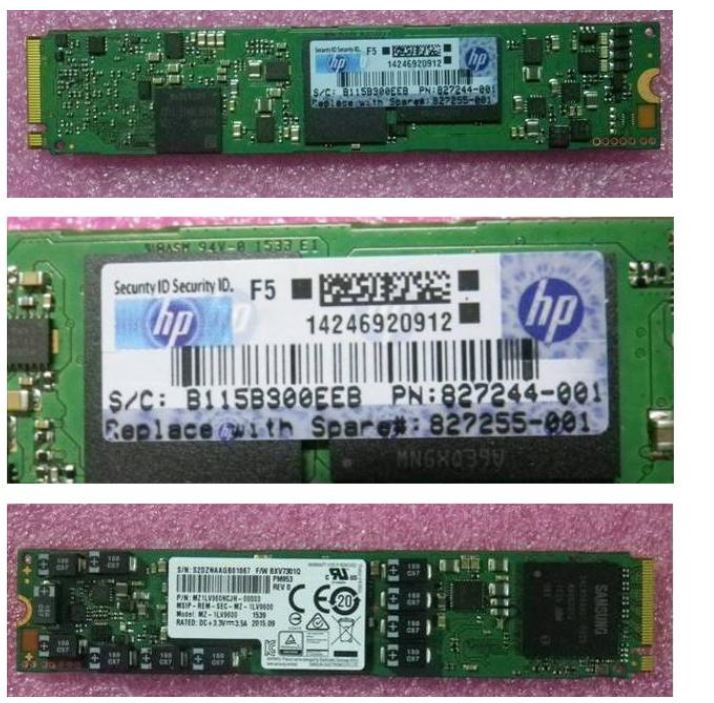 SPS-DRV SSD 960GB PCI-E M2.22110 PLP - 827255-001