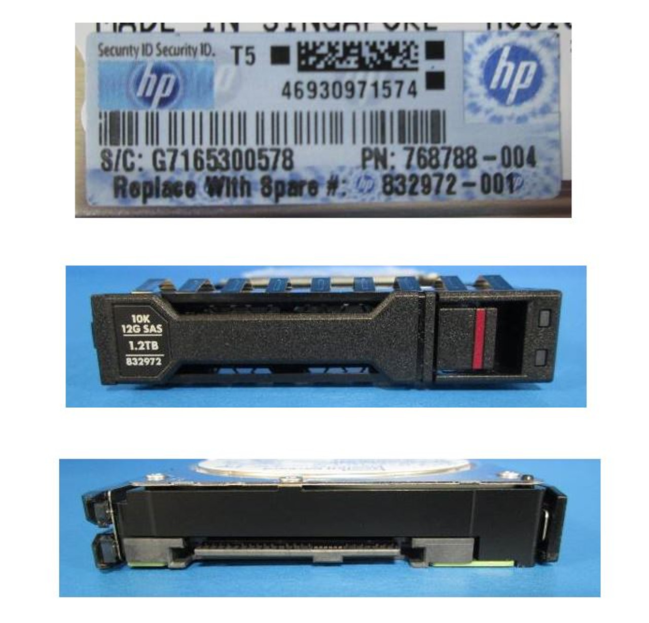 SPS-DRV HDD 1.2TB 12G 10K SFF SAS - 832972-001