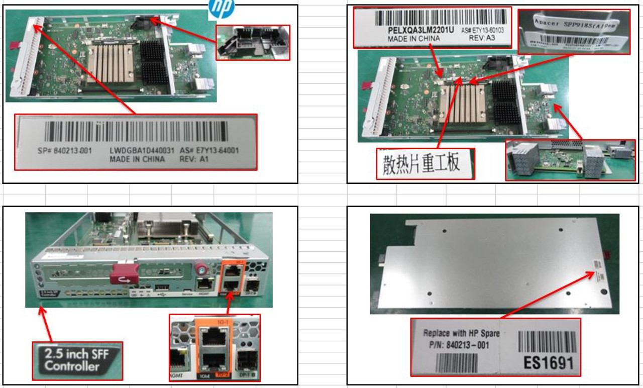 SPS Controller Node Assy (SFF/1GbE 2P) - 840213-001