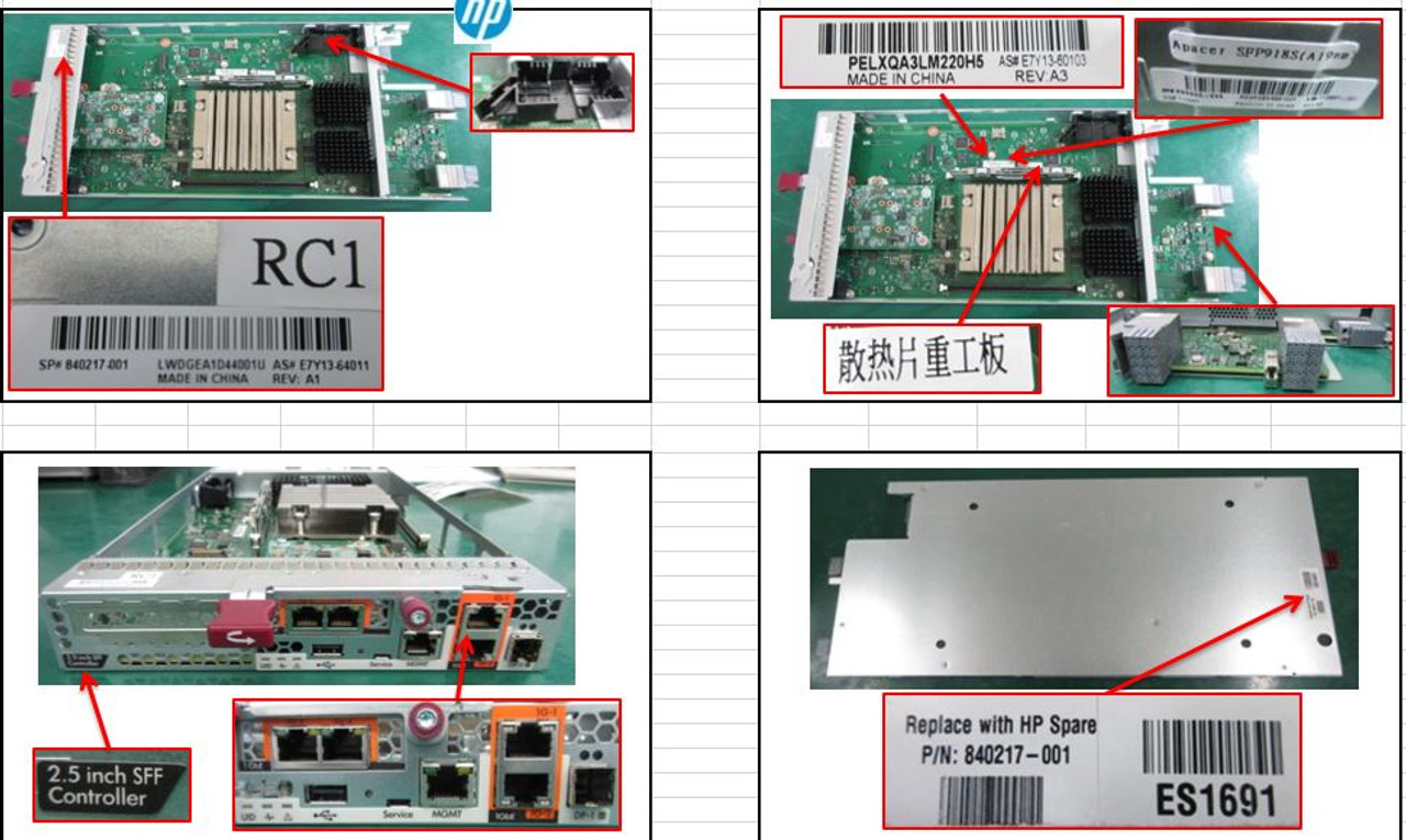 SPS Controller Node Assy (SFF/ 1GbE 4P) - 840217-001