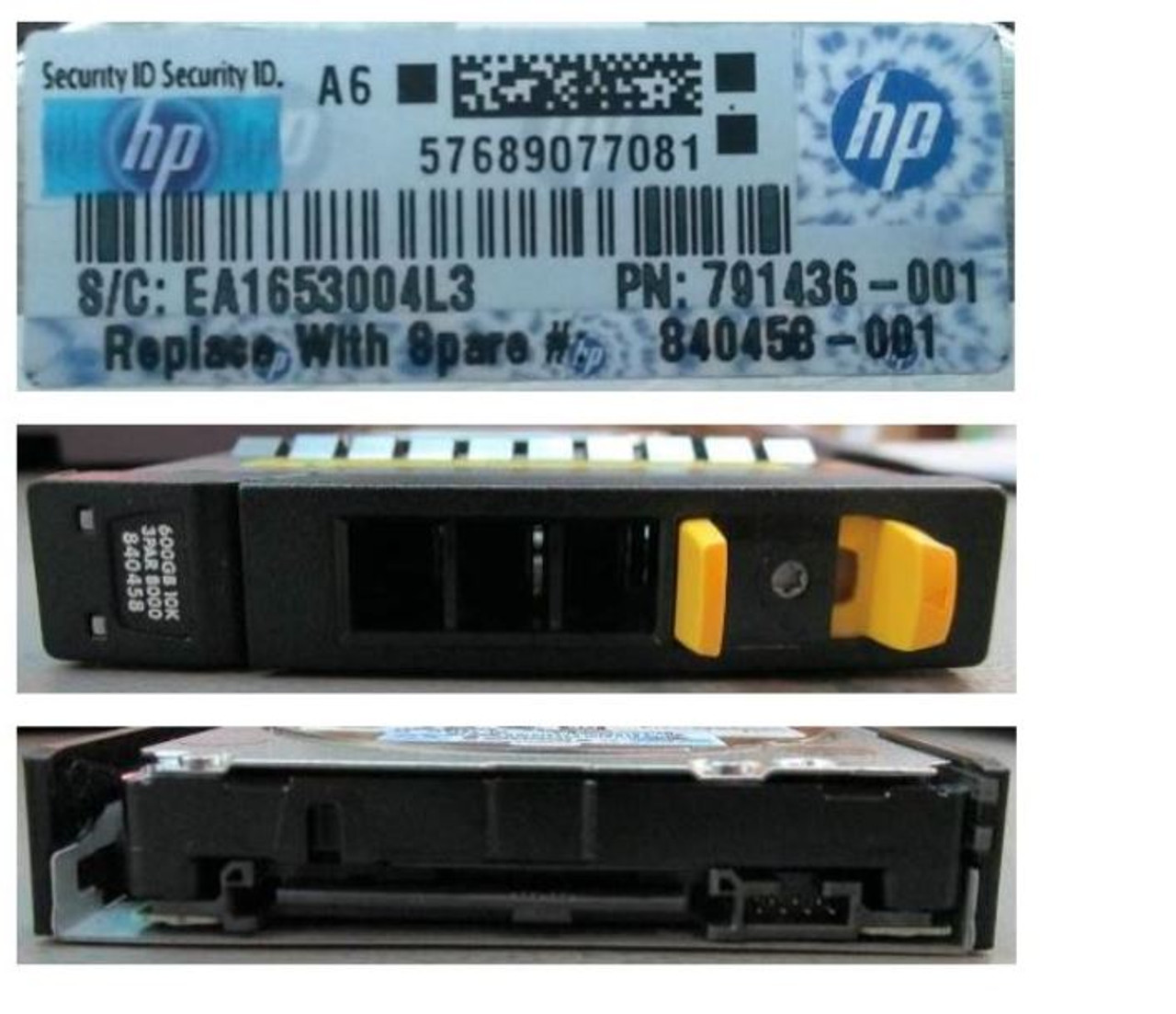 SPS-DRV 600GB HDD SAS SFF SS8000 SG - 840458-001